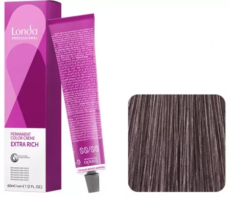 Londa Color Permanent, farba do włosów, 7/16, 60ml