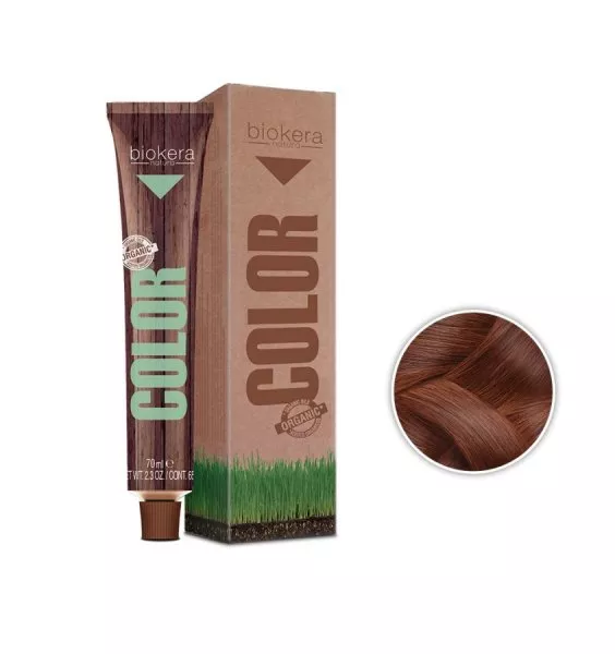 Biokera Natura Natura Color, trwała farba do włosów z olejkami roślinnymi, 8.44, 70ml