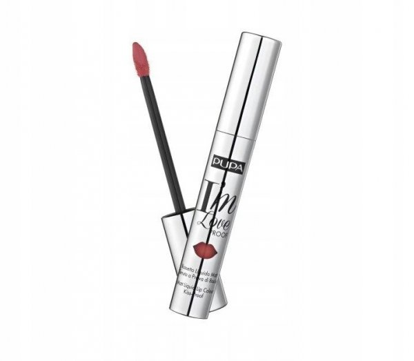 PUPA I’m Loveproof, matowa pomadka w płynie, glam mauve, 5ml