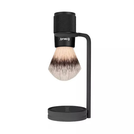 Cyrulicy, pędzel do golenia ze stalowym stojakiem