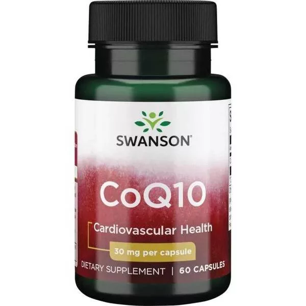Swanson Koenzym Q10 30mg 60 kaps - data ważności (10.2026)