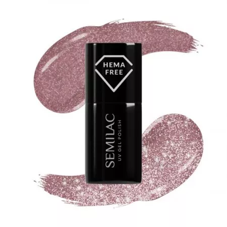 Semilac 395 Dawn till Dusk, lakier hybrydowy, 7ml