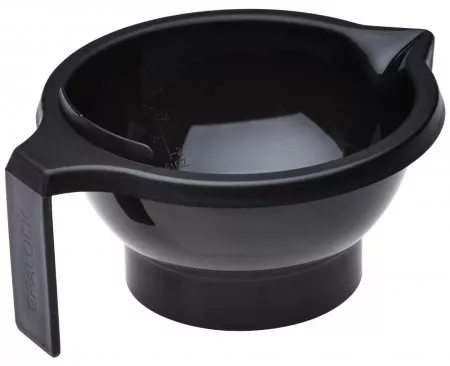 Efalock, miseczka do farb, kolor czarny, 250ml