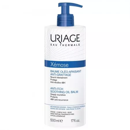 Uriage Xemose Anti-Itch Soothing Oil Balm kojący balsam olejkowy przeciw swędzeniu 500ml