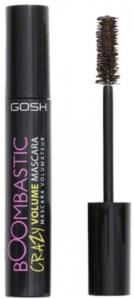 Gosh Boombastic Crazy, tusz do rzęs wydłużająco-pogrubiający, Crazy Chocolate Brown, 12ml
