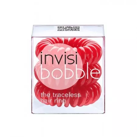 Invisibobble Traceless Hair Ring gumki do włosów Raspberry Red 3szt