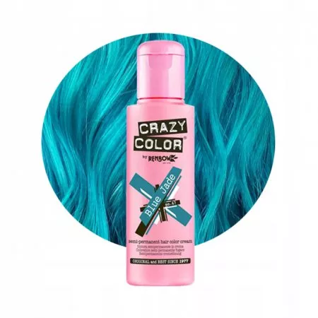 Crazy Color, toner odżywczy do włosów, Blue Jade – jadeit, nr 67, 100ml