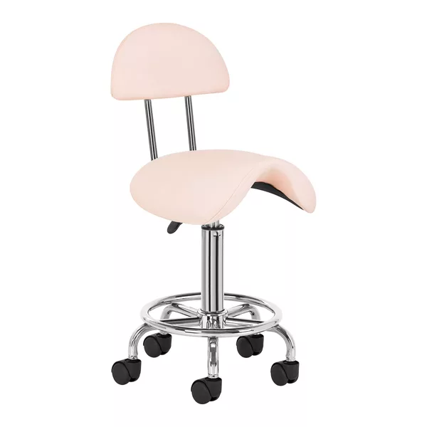 Activeshop Taboret kosmetyczny 6001 różowy - dostępny w 48h