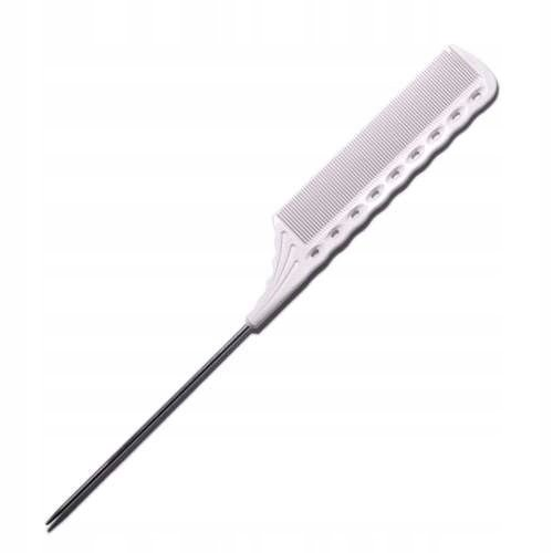 Y.S. Park Tail Comb, grzebień do włosów ze szpikulcem, YS-116, Biały
