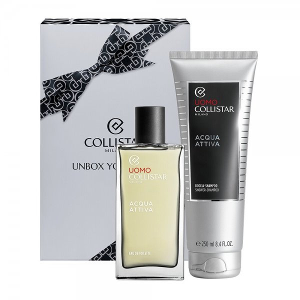 Collistar Unbox Your Style zestaw Acqua Attiva woda toaletowa spray 100ml + żel pod prysznic 250ml (M)