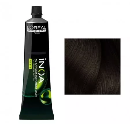 Loreal Inoa, farba do włosów w kremie bez amoniaku, 6.8, 60g