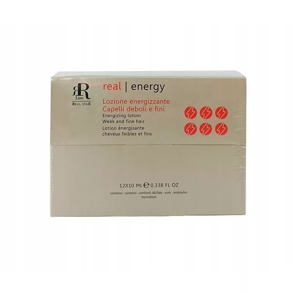 RR Line Energy Star, wzmacniający lotion do włosów osłabionych, 12x10ml