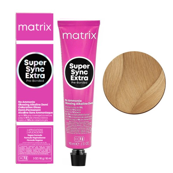 Matrix Super Sync Extra Pre-Bonded, krem do koloryzacji ton w ton, 10NNG, 90ml