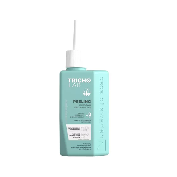 Tricho Lab, peeling kwasowo-enzymatyczny przygotowujacy skórę do dalszych etapów pielęgnacji, 125ml