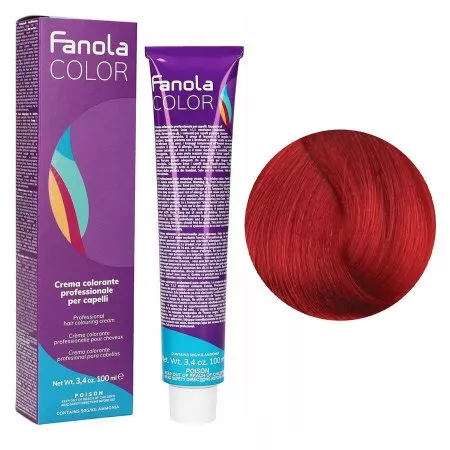 Fanola Color Cream, krem koloryzujący, R.66 Red booster, 100ml