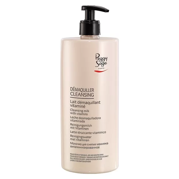 Peggy Sage mleczko do demakijażu z witaminami, 1000ml, ref. 400005