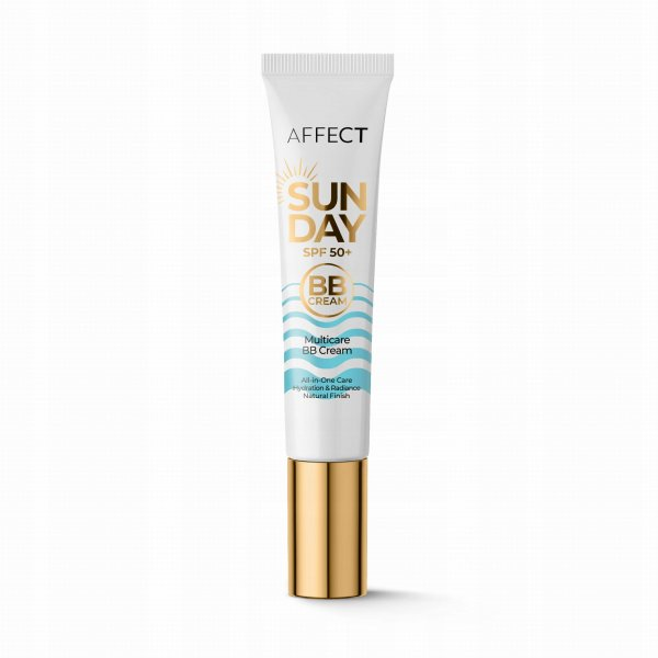 Affect SunDay SPF50, krem BB do twarzy, natural, 30ml