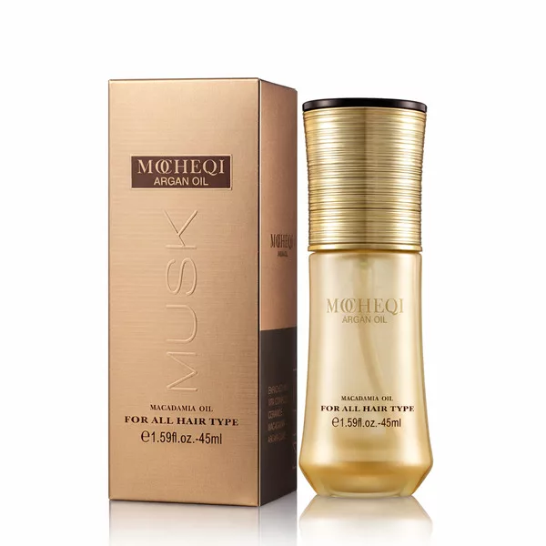 Mocheqi Musk Cocktail Oil Argan-Macadamia-Jojoba, olejek do włosów, 45ml