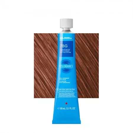 Goldwell Colorance Color Infuse, krem do koloryzacji półtrwałej bez amoniaku, 7BG, 60ml