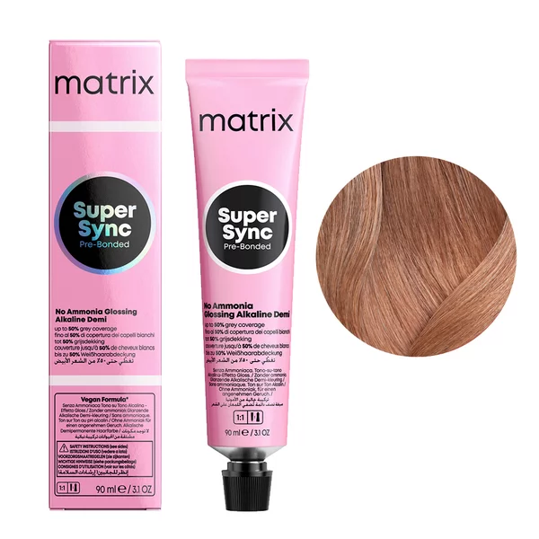 Matrix Super Sync Pre-Bonded, krem do koloryzacji ton w ton, 8M/8.8, 90ml - brak pudełka i instrukcji