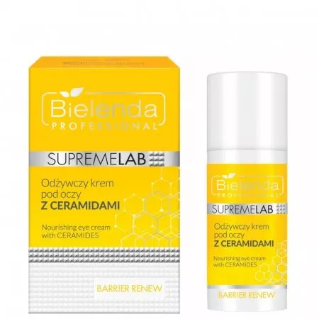 Bielenda Professional Supremelab, Barrier Renew, odżywczy krem pod oczy z ceramidami, 15ml