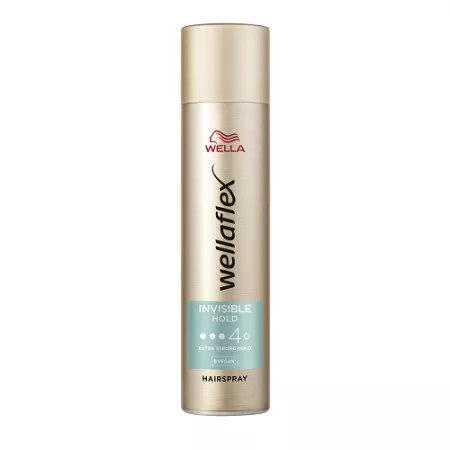 Wella Wellaflex, Invisible Hold Hairspray, lakier do włosów, bardzo mocne utrwalenie, 75ml