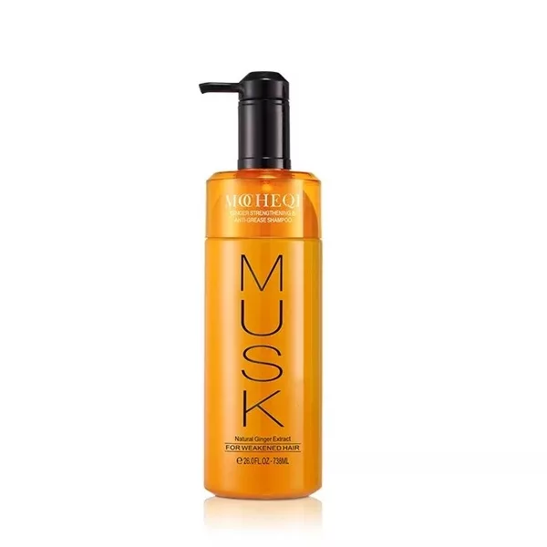 Mocheqi Musk Ginger Strengthening & Anti-Grease Shampoo, szampon wzmacniający przeciw przetłuszczaniu, 738ml