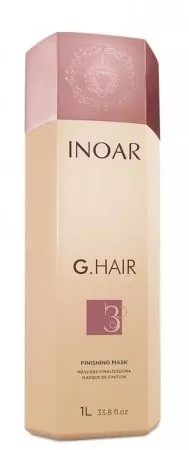 INOAR G-Hair, maska do zabiegu keratynowego prostowania, 1000ml