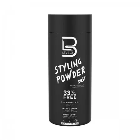L3VEL3, styling powder, puder do stylizacji, mocne utrwalenie, 60g