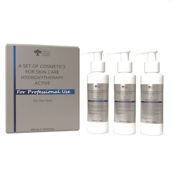 Green Pharm Cosmetic Hydroxytherapy Active zestaw kosmetyczny do pielęgnacji skóry 450ml