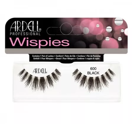 Ardell Wispies 600 1 para sztucznych rzęs Black