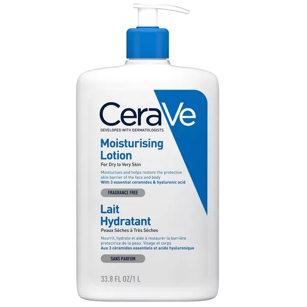 CeraVe, nawilżająca emulsja do suchej i bardzo suchej skóry, 1000ml