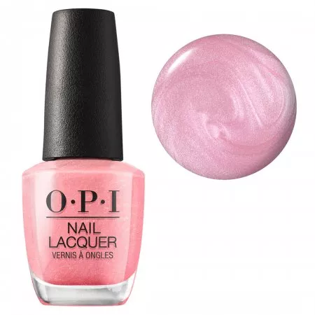 OPI Nail Lacquer, klasyczny lakier do paznokci, Princesses Rule ™ NLR44, jasnoróżowy, 15ml