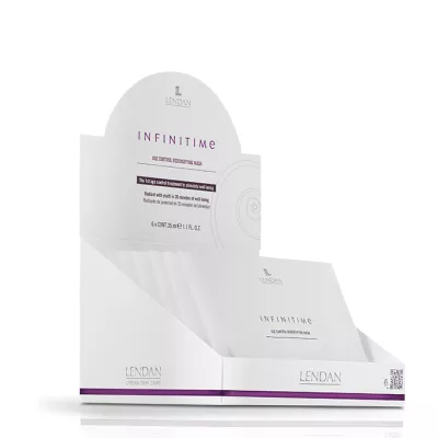 Lendan Infinitime Age Control, maseczka pobudzająca do skóry twarzy, 6szt.