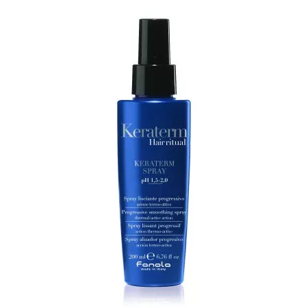 Fanola Keraterm, wygładzający termoochronny spray z keratyną do włosów, 200ml
