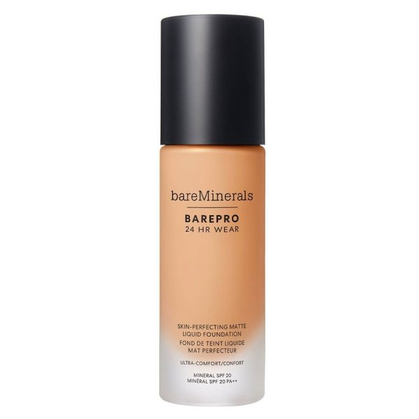 BareMinerals BarePro 24HR Wear Skin-Perfecting Matte Liquid Foundation SPF20 matujący podkład w płynie Medium 30 Warm 30ml
