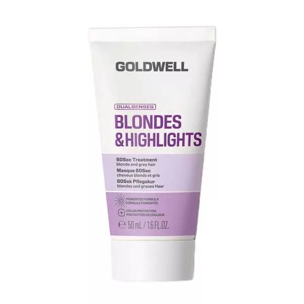 Goldwell Dualsenses Blondes & Highlights, 60-sekundowa kuracja do włosów blond, 50ml