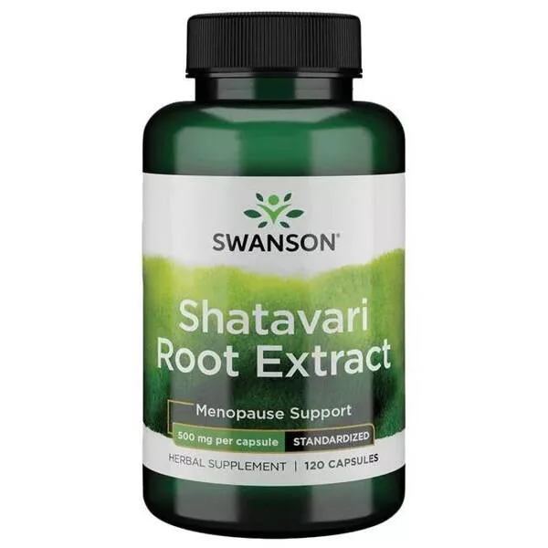 Swanson Shatavari 500mg 120kaps - data ważności (8.2026)