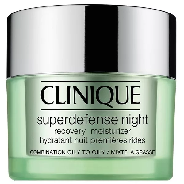 Clinique Superdefense Night Recovery Moisturizer 3/4 Combination Oily To Oily regenerujący krem na noc 50ml