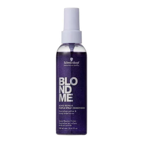 Schwarzkopf BlondMe Bond Repair, odżywka fioletowa neutralizująca w sprayu, 150ml