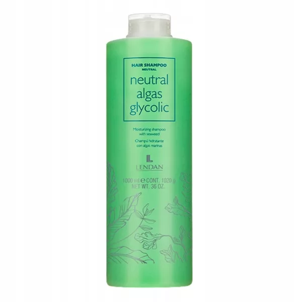 Lendan Neutral Algas Glycolic, szampon do włosów, 1000ml