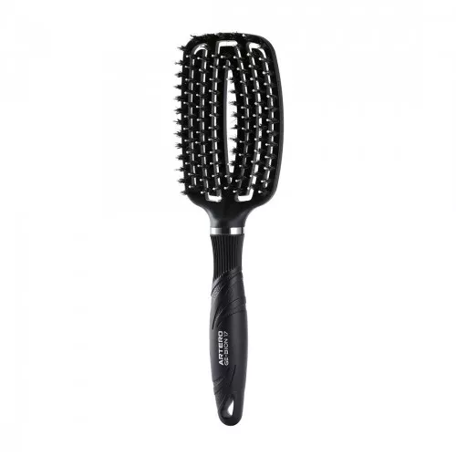 Artero Ge-Bion, profesjonalna szczotka do włosów elastyczna flexible, black