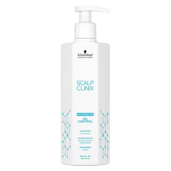 Schwarzkopf Scalp Clinix Oil Control, szampon kontrolujący sebum do włosów, 300ml