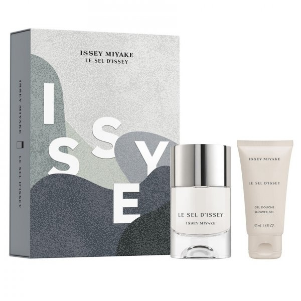 Issey Miyake Le Sel D'issey zestaw woda toaletowa spray 50ml + żel pod prysznic 50ml (M)