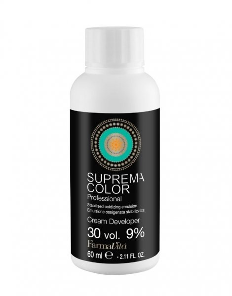 Farmavita Suprema Color CR. Developer, oksydant, krem rozjaśniający, 30 vol. 9%, 60ml