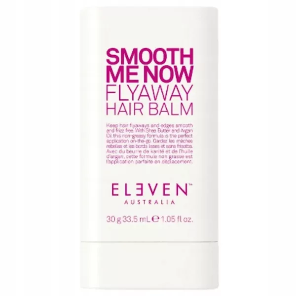 Eleven Australia Smooth Me Now Flyaway Hair Balm, wygładzający balsam do włosów w sztyfcie, 30g