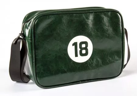 Fox Race 18, torba fryzjerska ze skóry ekologicznej, zielona