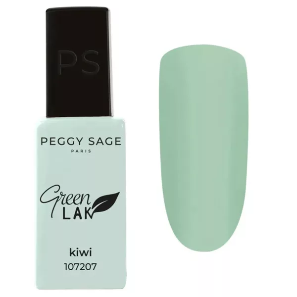 Peggy Sage Green Lak, lakier do paznokci utwardzany lampą UV/LED, 10ml, Kiwi