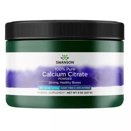 Swanson Cytrynian wapnia - 100% czystości 227g