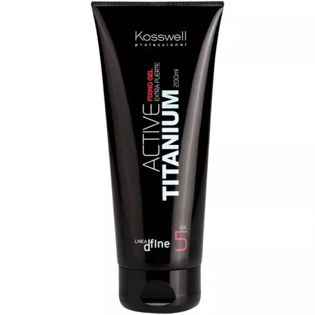 Kosswell Active Titanium, ultra mocny żel do włosów, 200ml